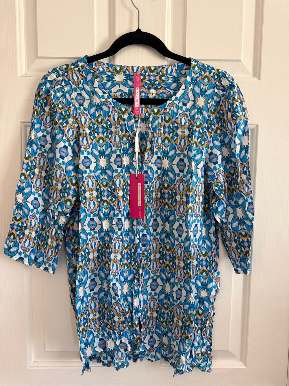 Plenty by Tracy Reese Peek A Boo Kurta 452 Dappled Medalli